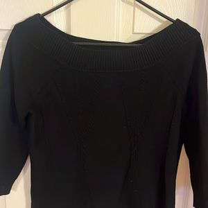 White House Black Market boat neck sweater